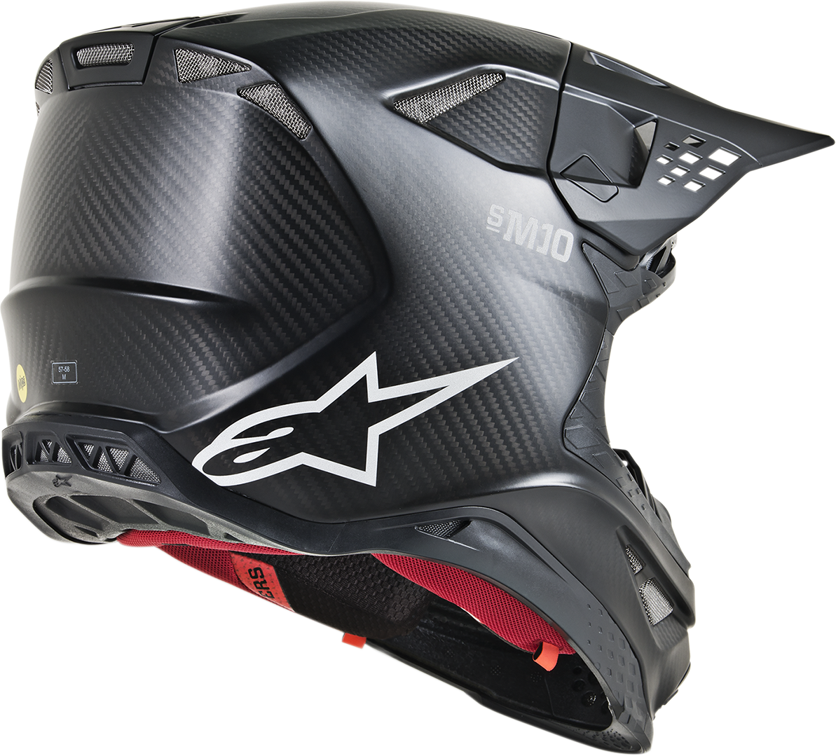 Supertech M10 Helmet - MIPS - Black Matte Carbon - XS