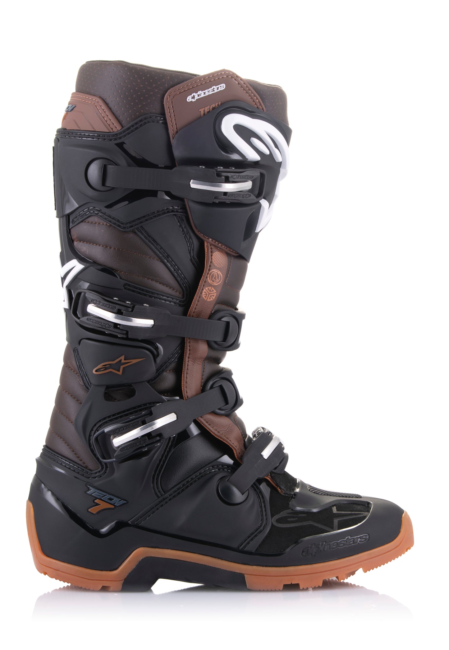 Tech 7 Enduro Boots Black/Dark Brown Sz 12