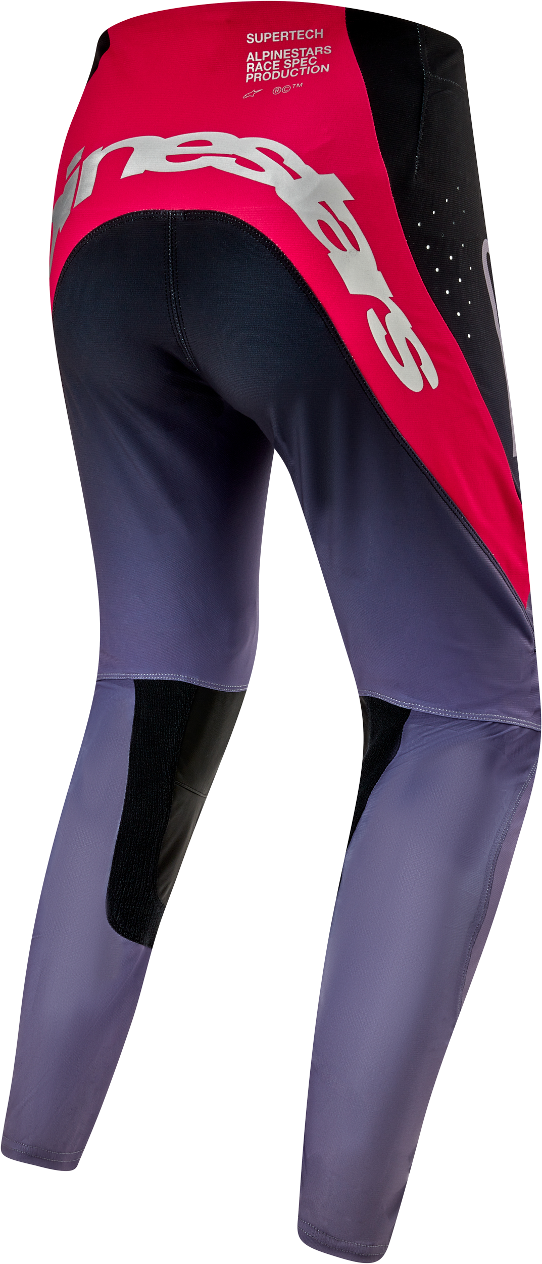 Supertech Dade Pants Iron/Red Berry Sz 40
