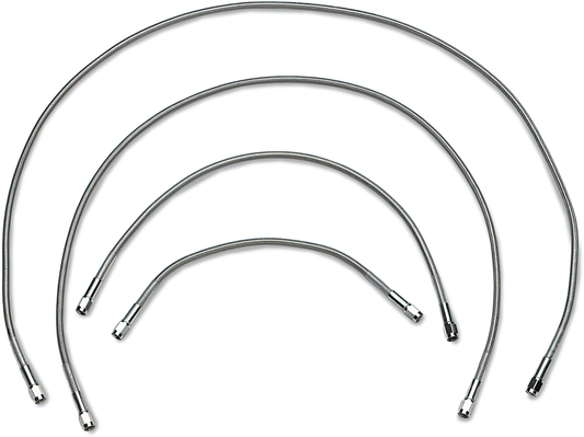 DRAG SPECIALTIES Universal Brake Line - Clear - 32" 832