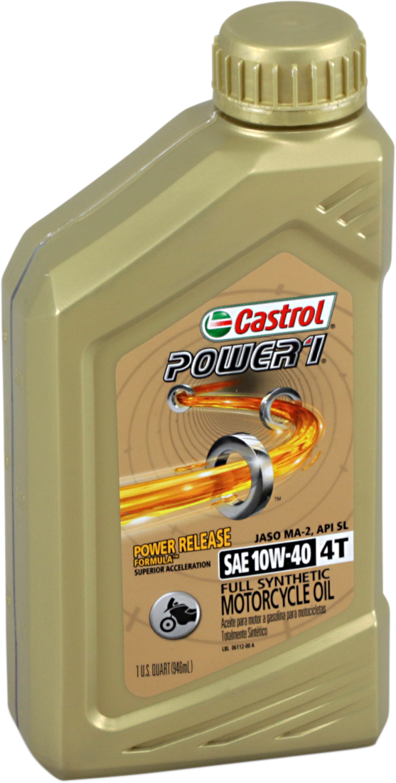 CASTROL Power 1? Synthetic Engine Oil - 10W-40 - 1 quart 15D1C9