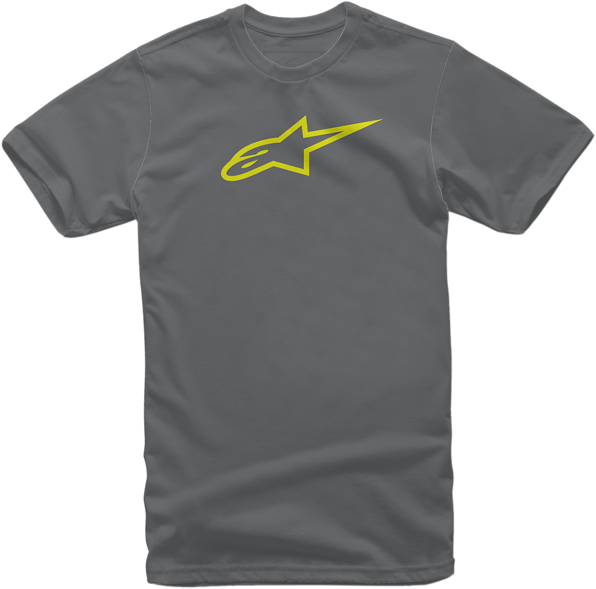 ALPINESTARS Ageless T-Shirt - Charcoal/Hi Vis Yellow - XL 1032720301855XL