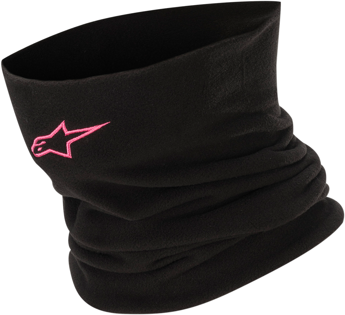 ALPINESTARS Neckwarmer - Black/Pink 4758614-1039