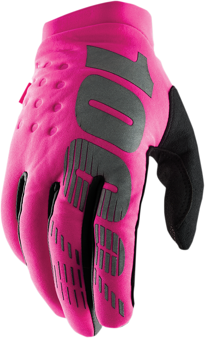 100% Women's Brisker Gloves - Black/Pink - XL 10005-00009