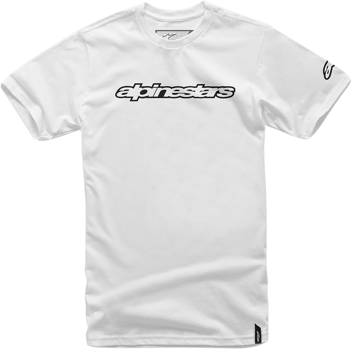 ALPINESTARS Word T-Shirt - White/Black - XL 1036720152010XL