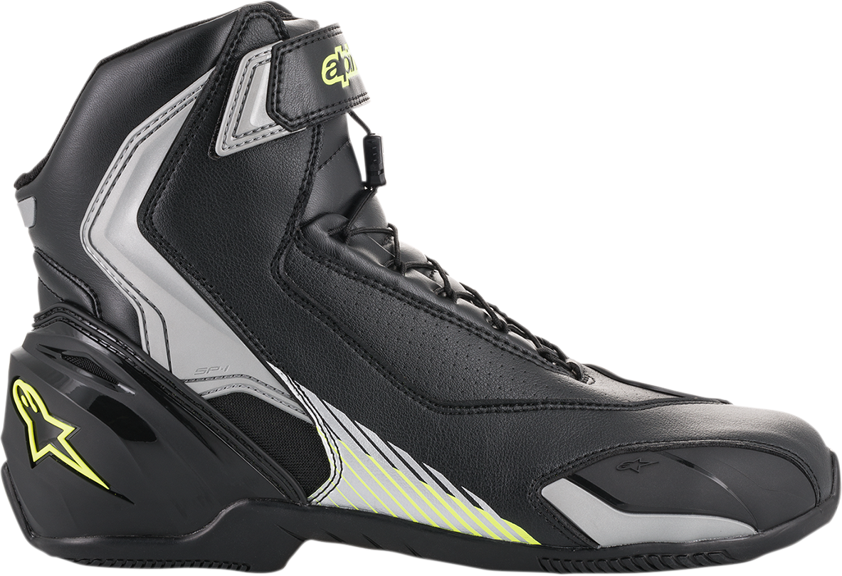 ALPINESTARS SP-1 v2 Riding Shoes - Black/Silver/Yellow - US 7.5 / EU 41 251101815941