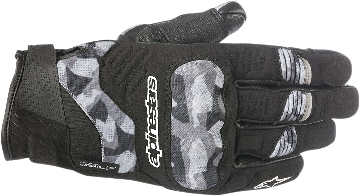 ALPINESTARS C-30 Drystar? Gloves - Black/Camo - Small 3528918-990-S