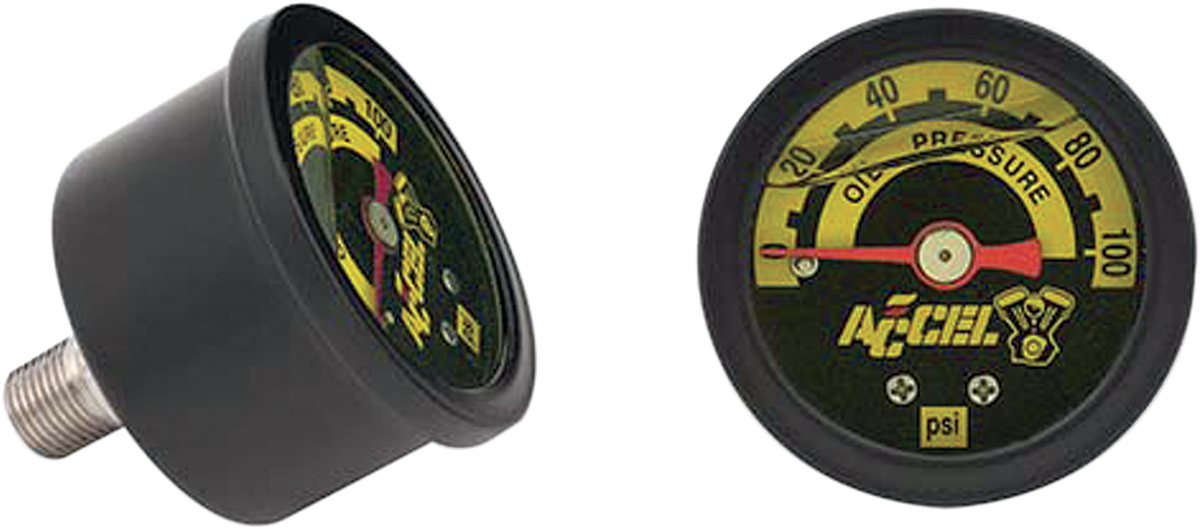 ACCEL Oil Pressure Gauge - 100 psi 7122B