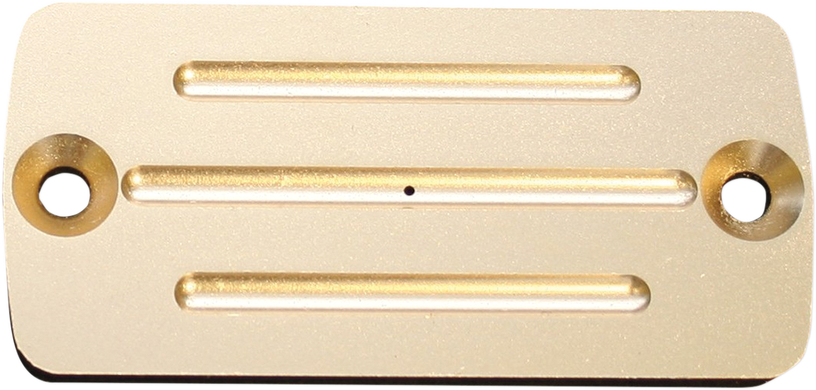 ACCUTRONIX Master Cylinder Cover - Milled - Brass C199-M5