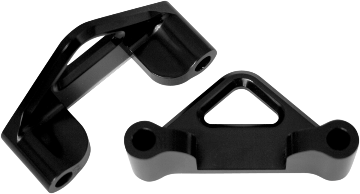 ACCUTRONIX Hot Legs/Bagger Legs Fender Spacers - Black - 1.25" Spacer - For 5.5" Width Fender TFS41-EMF125B