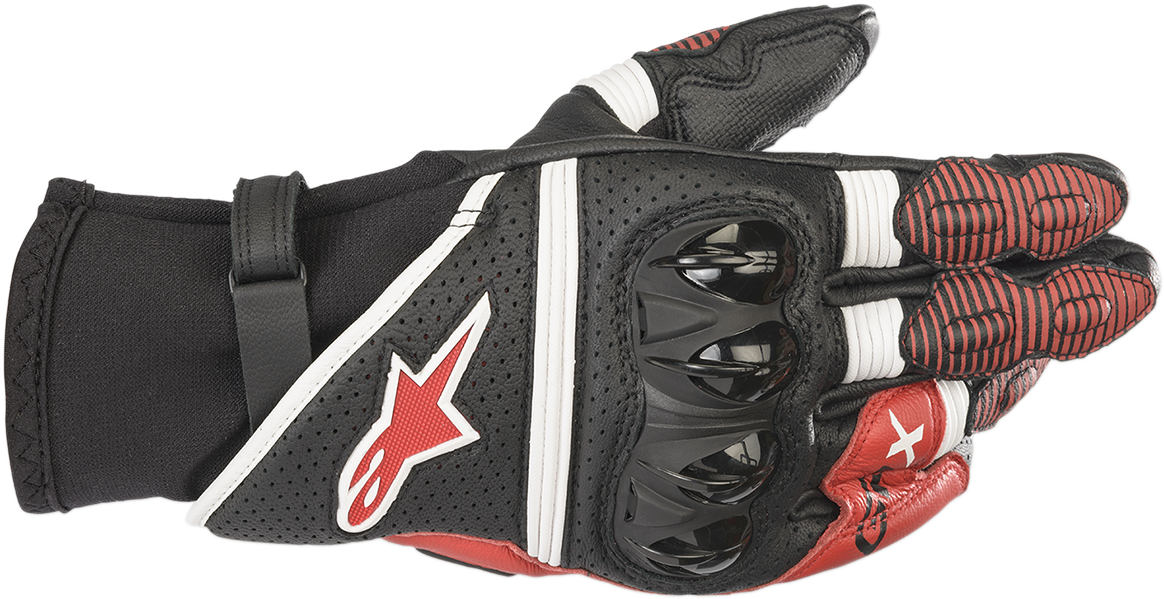 ALPINESTARS GPX V2 Gloves - Black/White/Red - XL 3567219-1304-XL