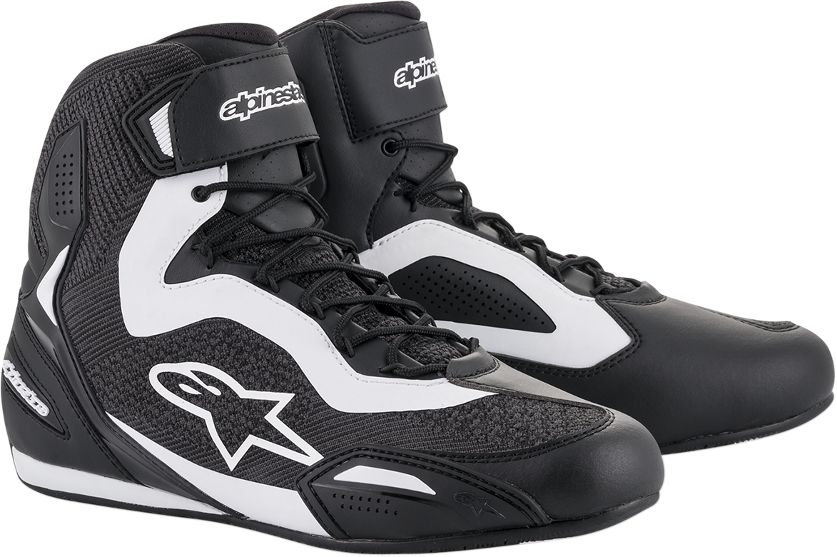 ALPINESTARS Faster-3 Rideknit Shoes - Black/White - US 7.5 2510319-12-7.5