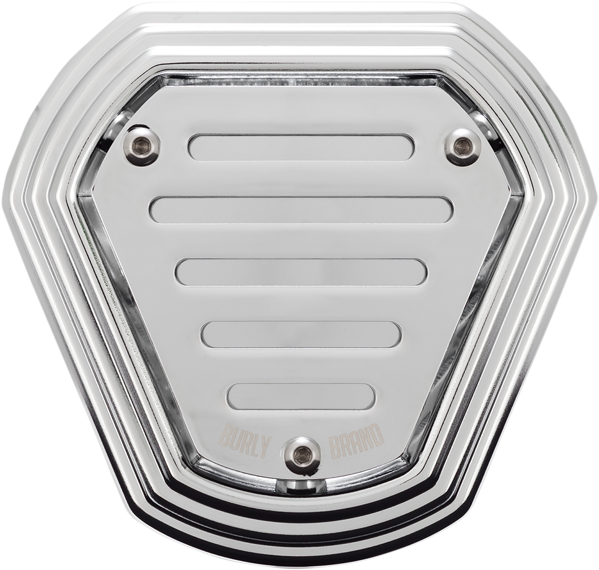 BURLY BRAND Burley Air Cleaner - Chrome - XL B09-0012C