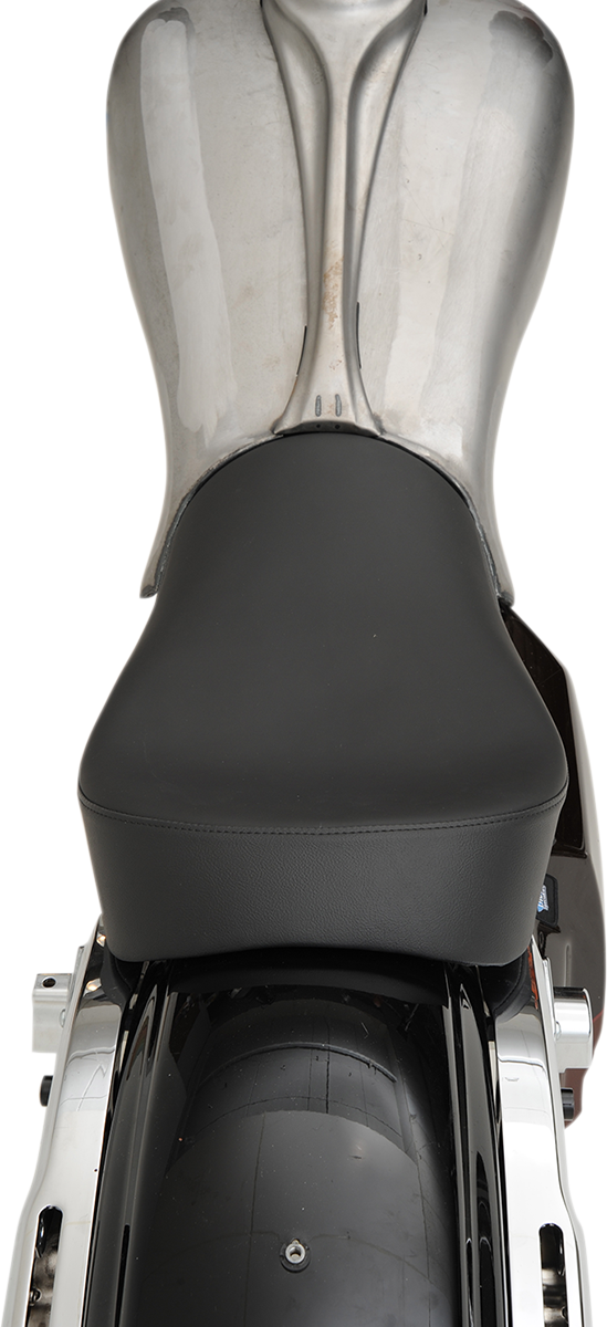 DRAG SPECIALTIES Solo Seat - Smooth - Ness Winged Tank - FL '08-'22 0801-1067