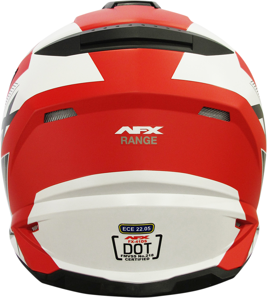 AFX FX-41 Helmet - Range - Matte Red - Medium 0140-0067