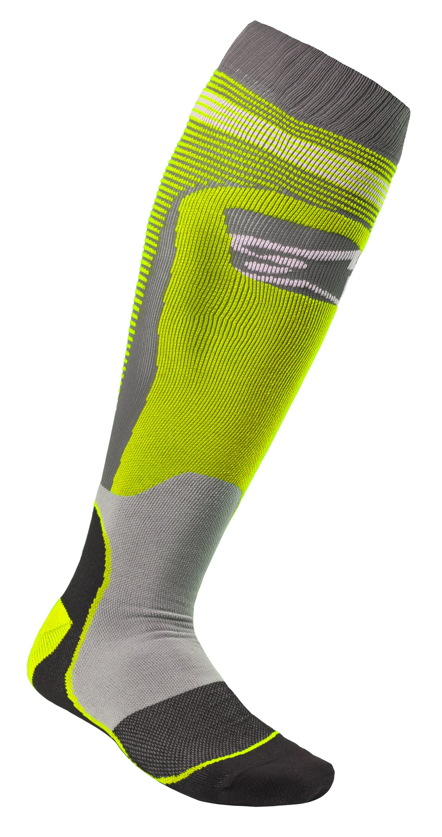 Mx Plus 1 Socks Fluo Yellow/Cool Grey Lg