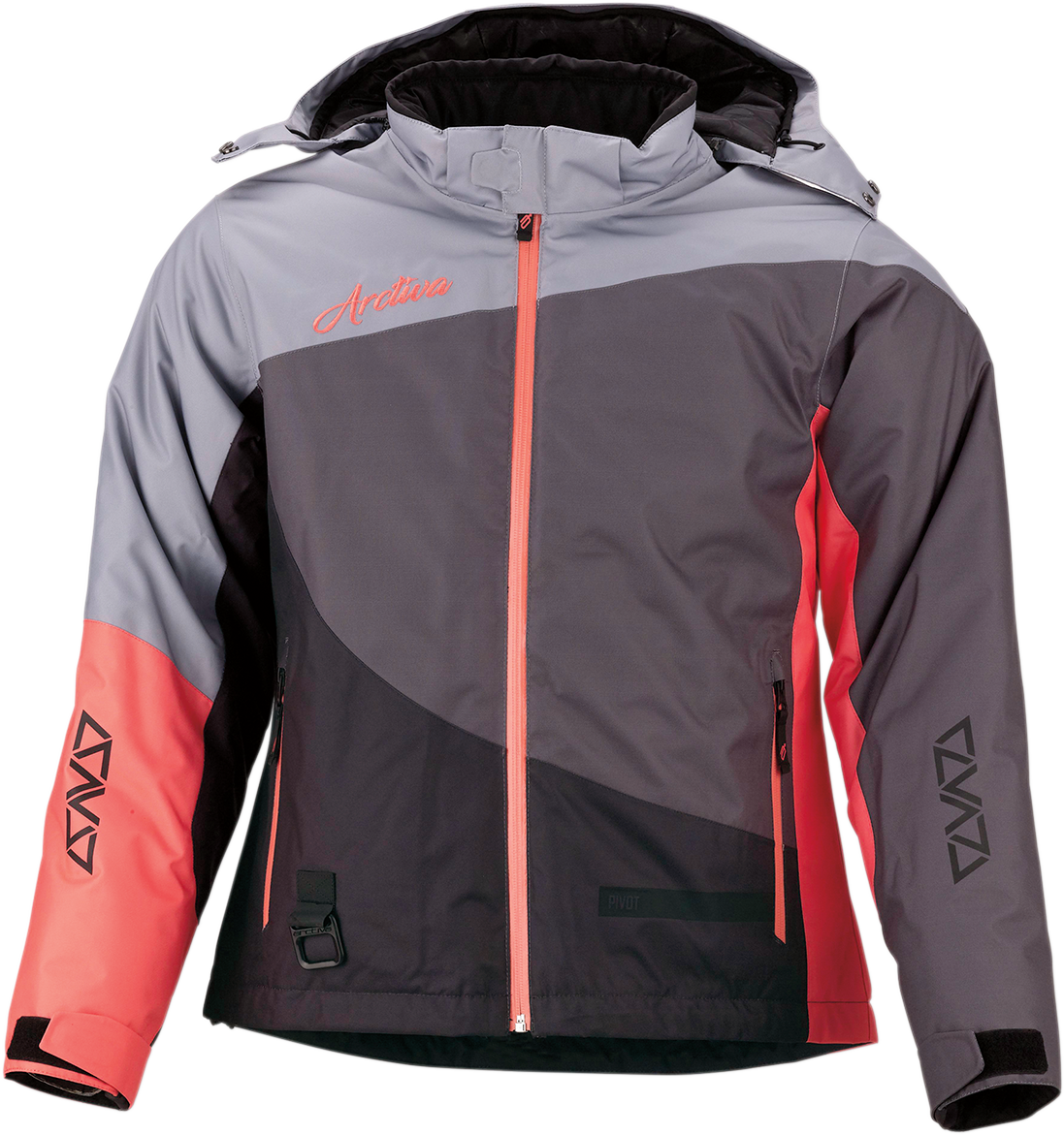 ARCTIVA Women's Pivot 4 Hooded Jacket - Coral - Large 3121-0781