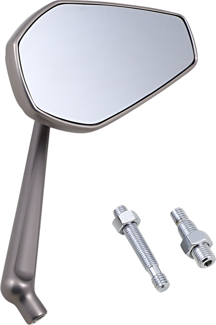 ARLEN NESS Mini Stocker Mirror - Titanium - Right 13-169
