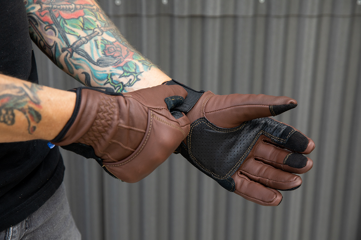 BILTWELL Belden Gloves - Chocolate - 2XL 1505-0201-306