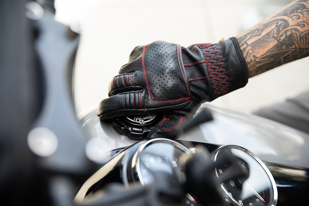 BILTWELL Borrego Redline Gloves - Large 1506-0108-304