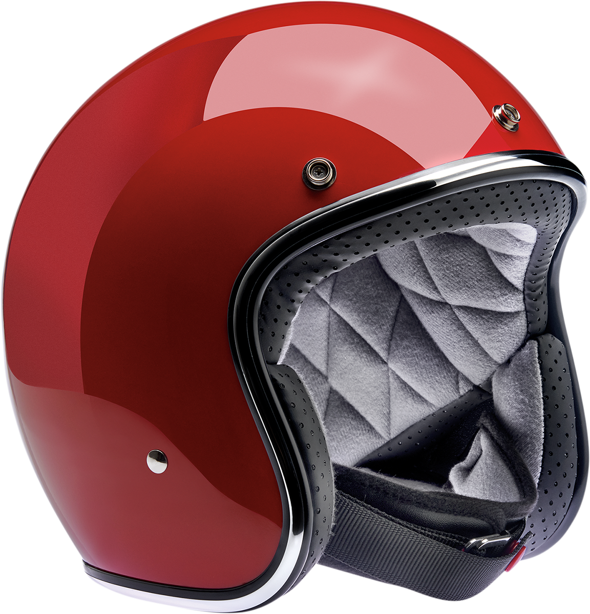 BILTWELL Bonanza Helmet - Gloss Blood Red - XL 1001-137-205