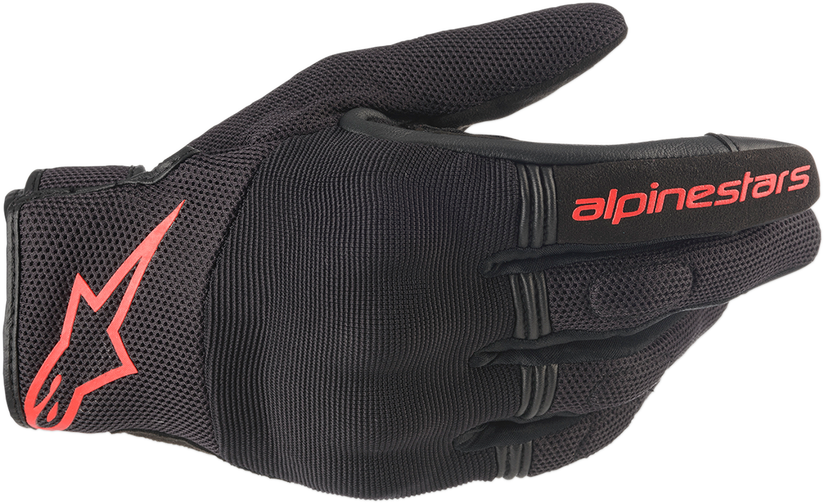 ALPINESTARS Copper Gloves - Black/Red - Large 3568420-1030-L