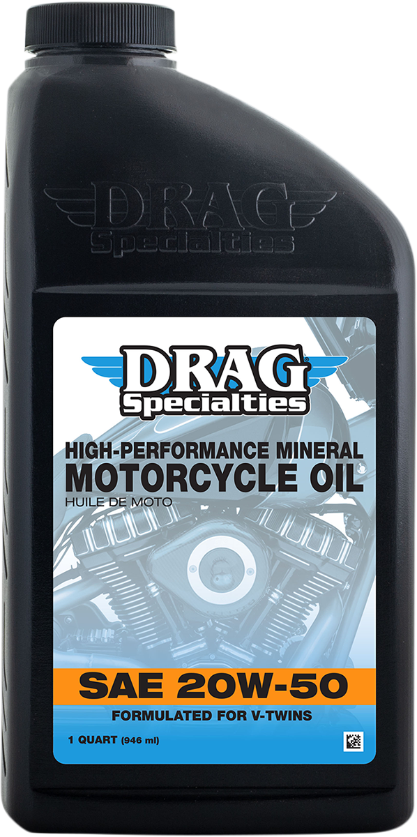 DRAG SPECIALTIES OIL Engine Oil - 20W-50 - 1 U.S. quart 198919