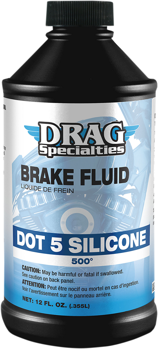 DRAG SPECIALTIES OIL DOT 5 Brake Fluid - 12 U.S. fl oz. 37030014
