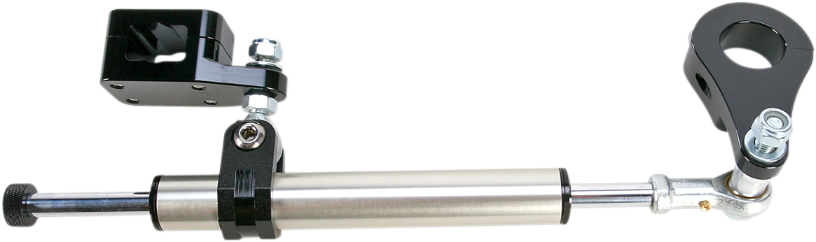MOOSE RACING 11-Way Steering Stabilizer - Rebuildable - Black BTS-ERB53-BK