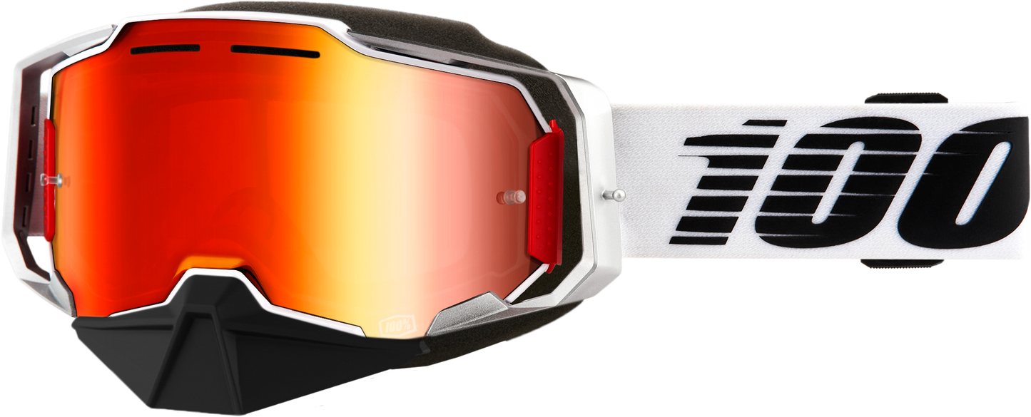 Armega Snowmobile Goggle Lightsaber Mirror Red Lens