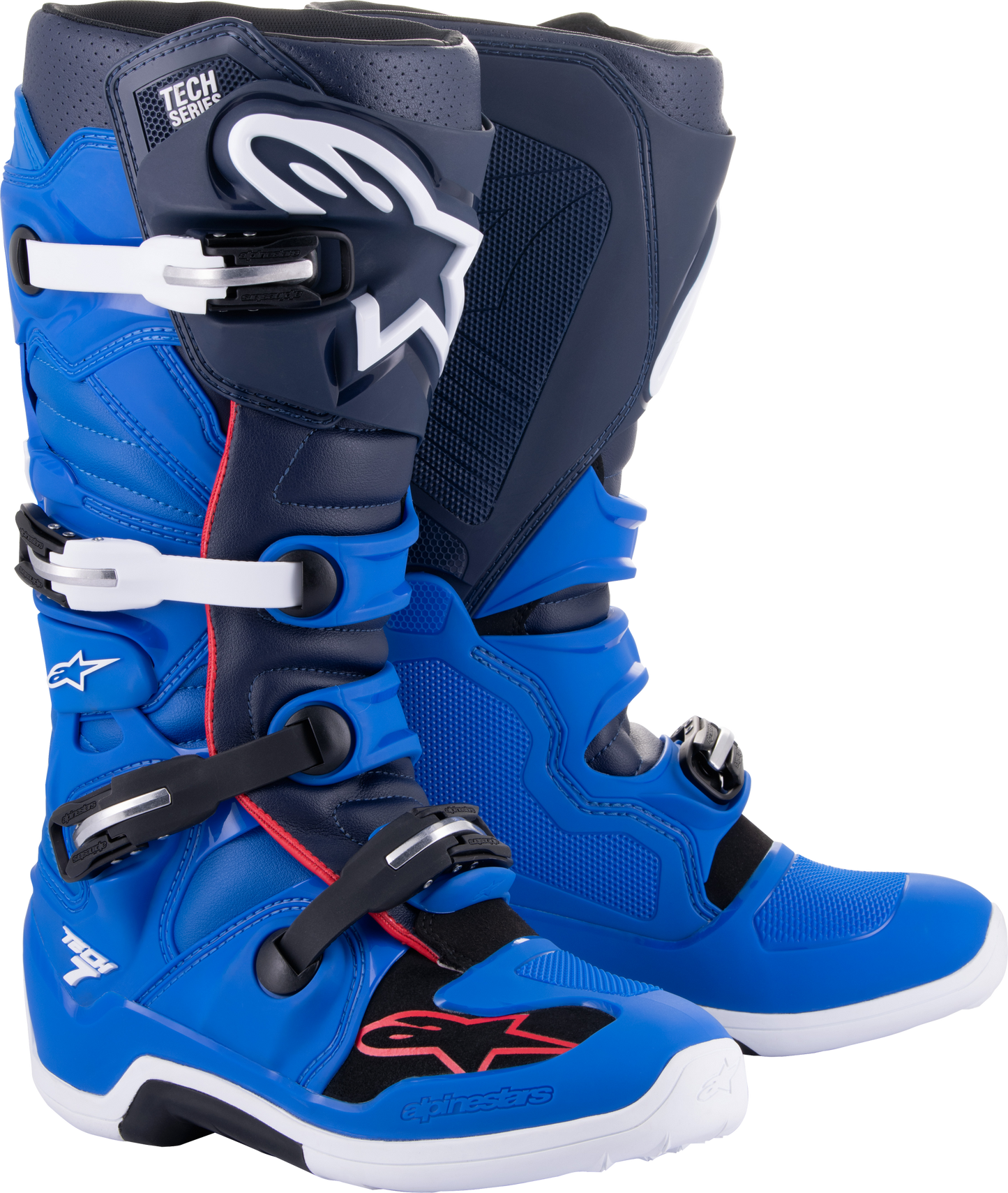 Tech 7 Boots Alpine Bu/Ngt Nvy/Bt Rd Sz 8