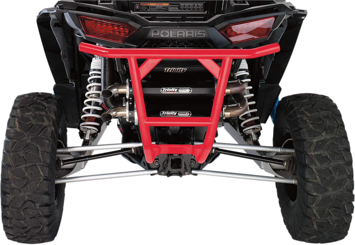 MOOSE RACING Rear Bumper - Red - RZR 1005-RE