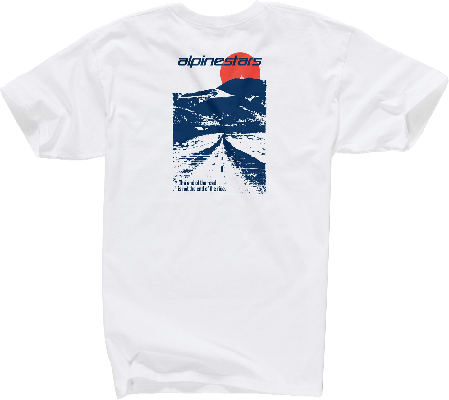 End Of The Road Tee White Sm