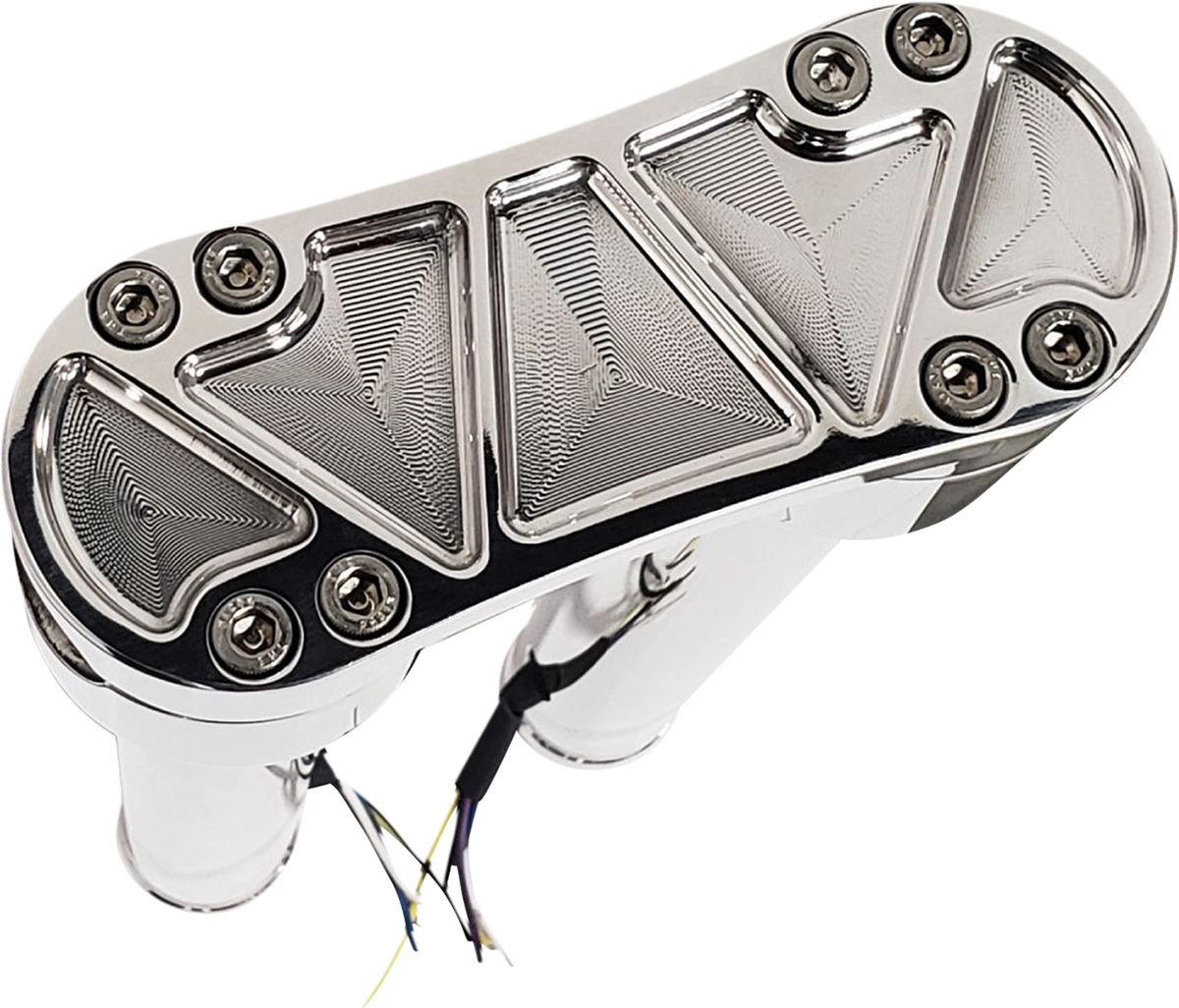 ACCUTRONIX Risers - Threaded - 10" - Chrome HR2210-C
