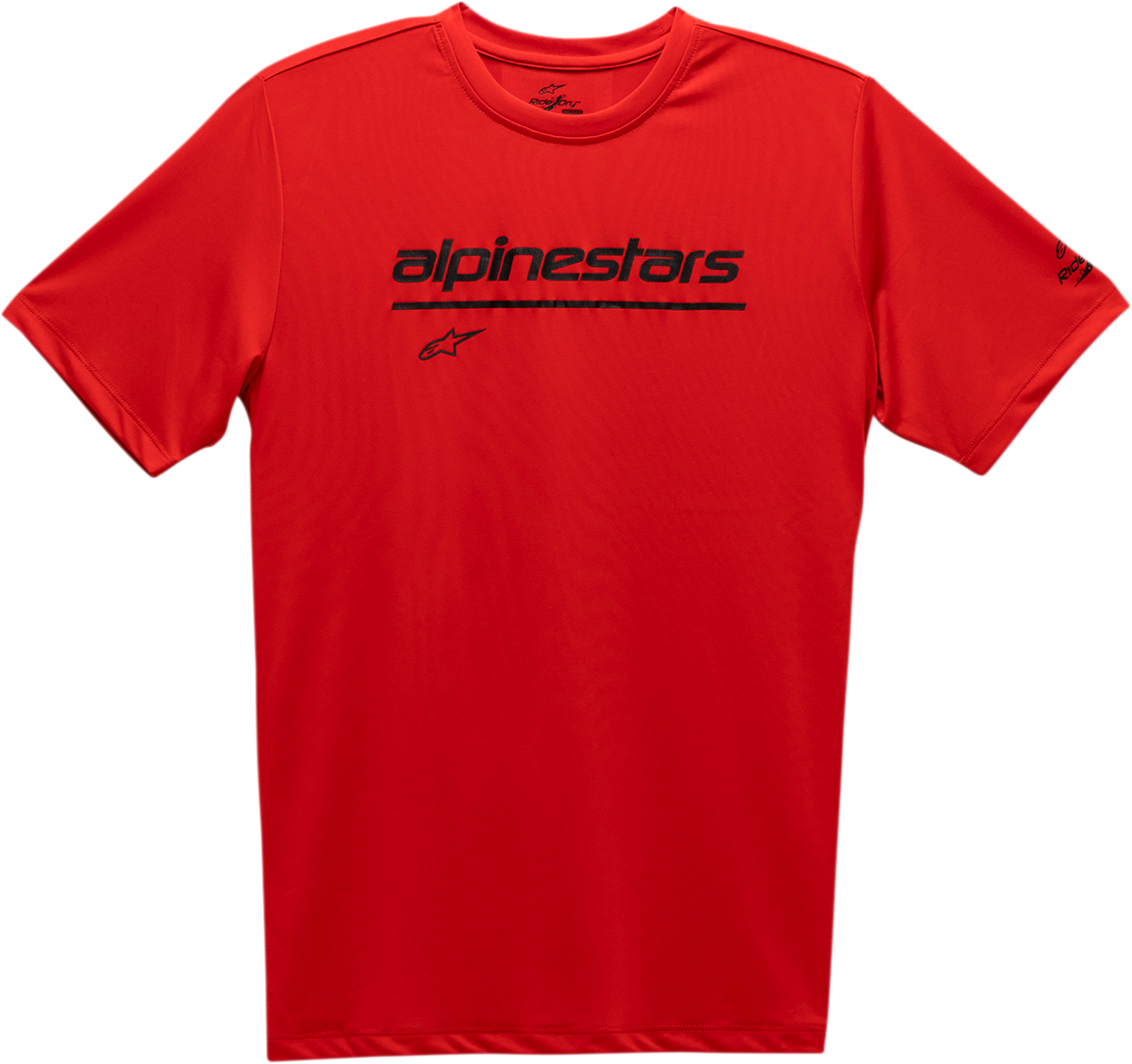 ALPINESTARS Tech Line Up Performance T-Shirt - Red - 2XL 121173800302X