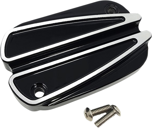 COVINGTONS Master Cylinder Lid - Brake - Front - Ripper - Black C1876-B