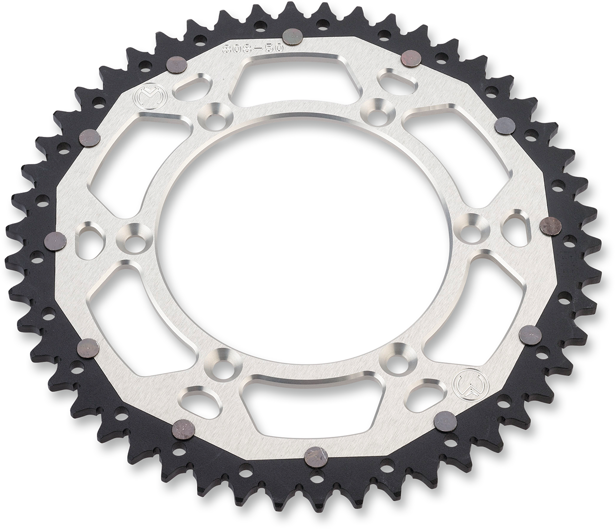MOOSE RACING Dual Sprocket - Silver - 51 Tooth 1210-808-51-11X