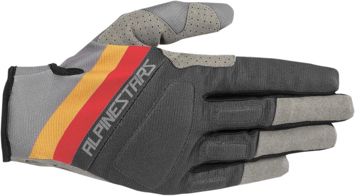ALPINESTARS Aspen Pro Gloves - Gray/Brown/Red - Small 1564119-975-SM