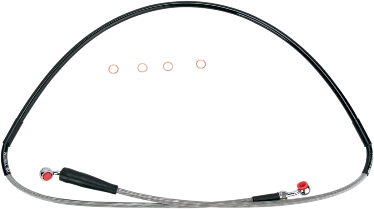 MOOSE RACING Brake Line - Front - Stainless Steel  - DR-Z 400 SM S01-1-038/P