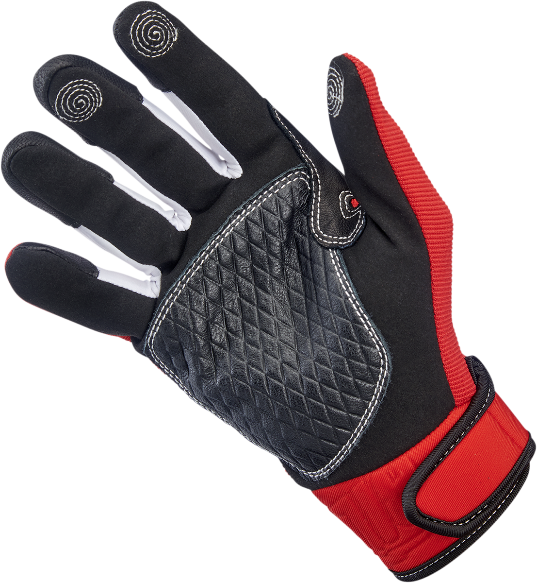 BILTWELL Baja Gloves - Red/Black - XS 1508-0801-301