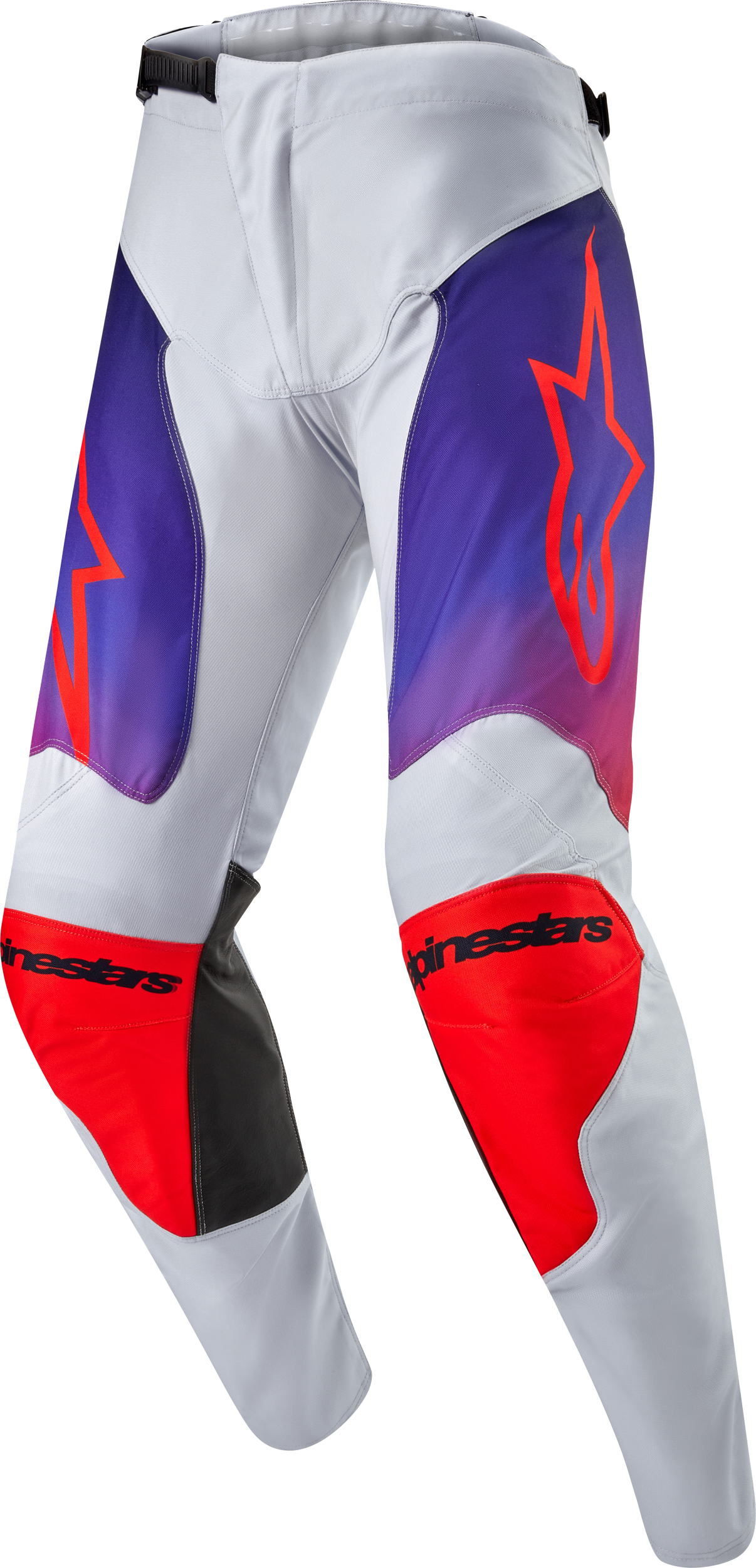 Racer Hoen Pants Lt Grey/Hot Orng/Blk Sz 40