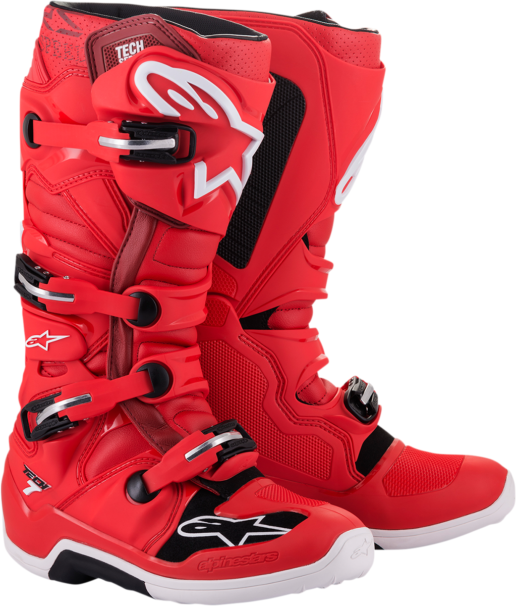 ALPINESTARS Tech 7 Boots - Red - US 8 2012014-30-08