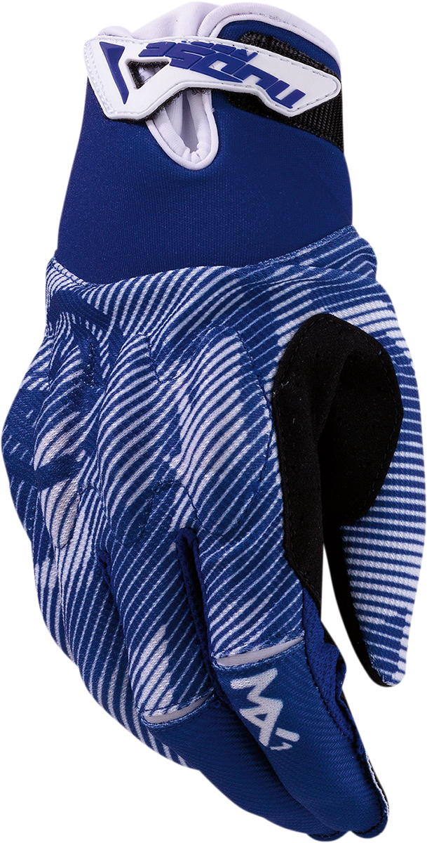 MOOSE RACING MX1* Gloves - Blue - Small 3330-7046