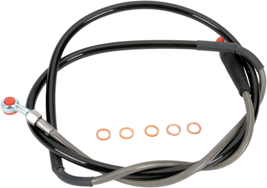 MOOSE RACING Brake Line - Front - Stainless Steel - Yamaha Y01-1-046/P