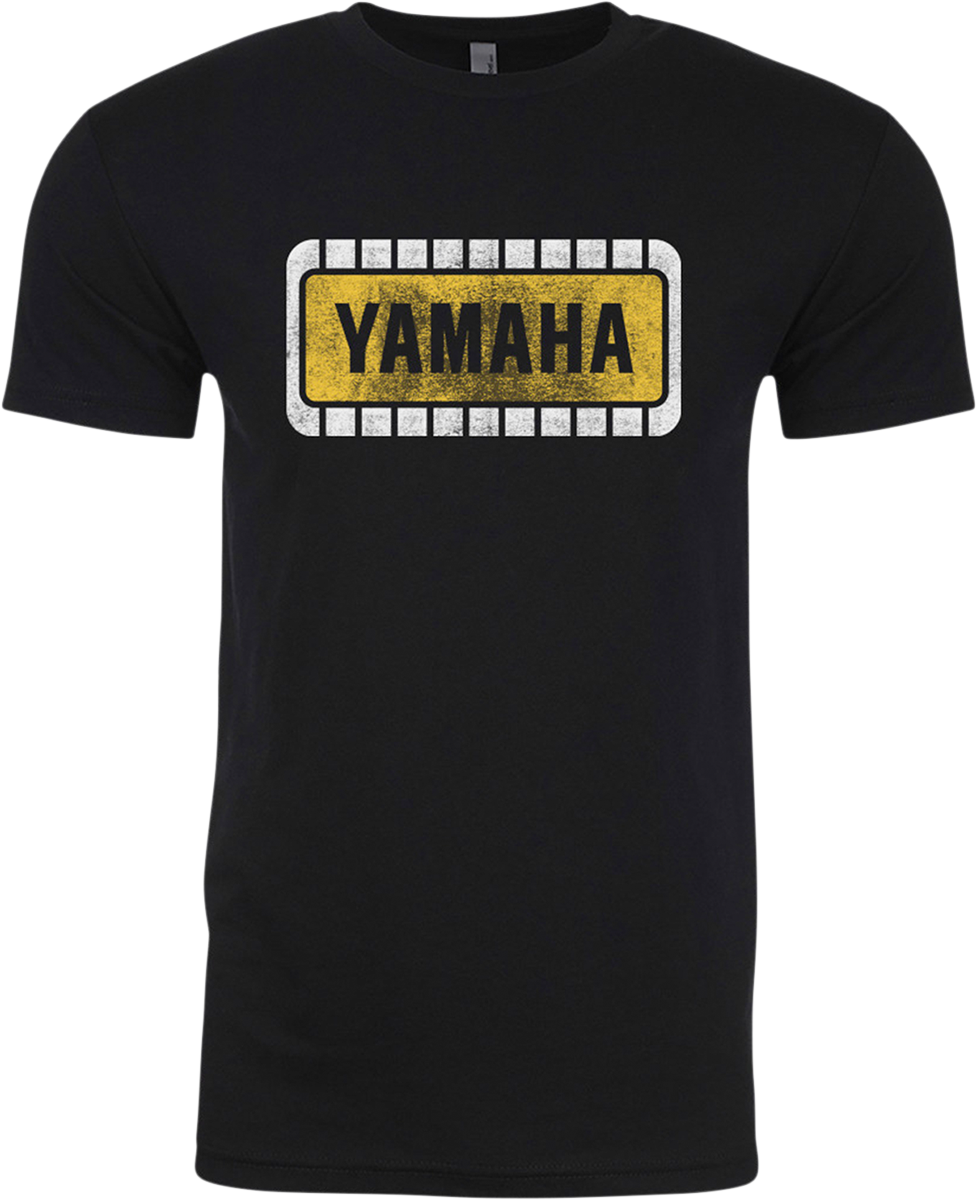 YAMAHA APPAREL Yamaha Retro T-Shirt - Black/Yellow - XL NP21S-M1967-XL