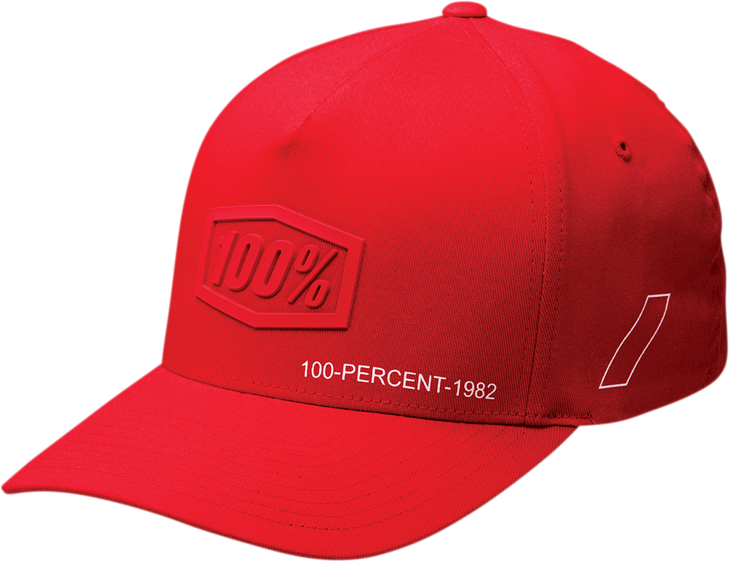 100% Shadow Flexfit? X-Fit Hat - Red - Large/XL 20092-003-18
