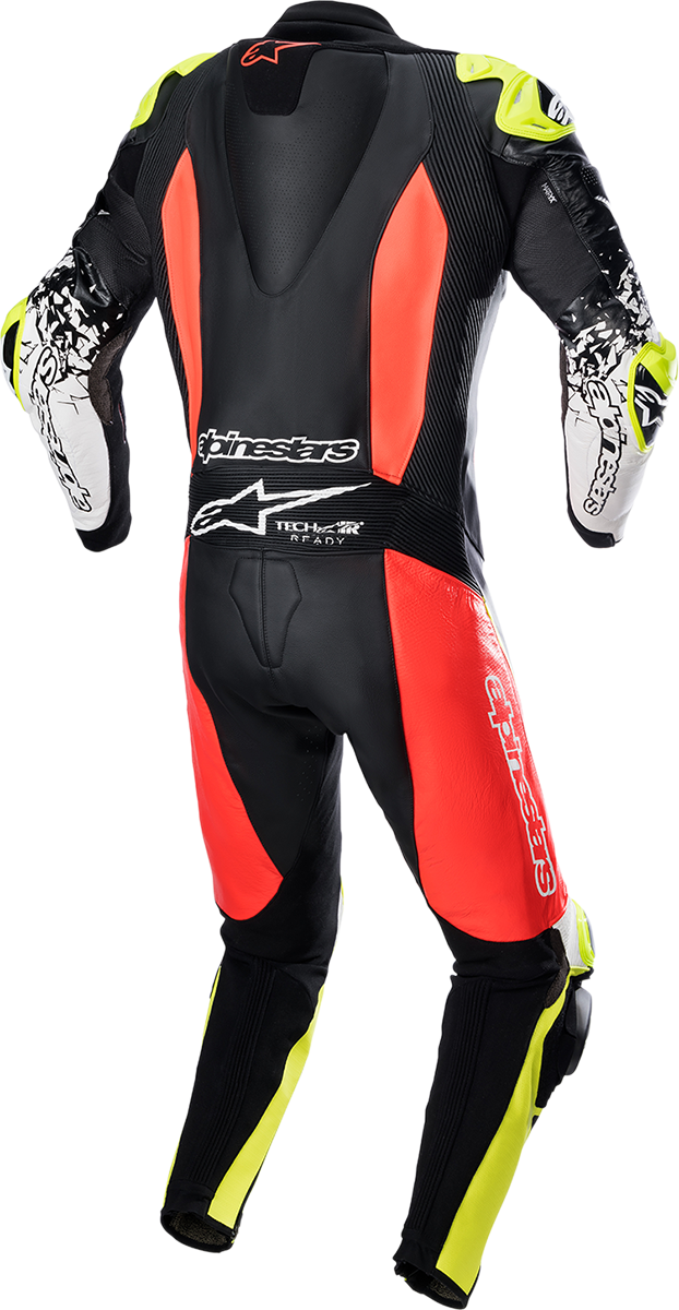 ALPINESTARS GP Tech Suit v4 - Black/Red Fluorescent/Yellow Fluorescent - US 42 / EU 52 3156822-1355-52
