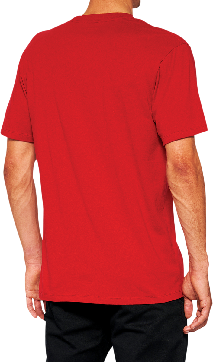 100% Official T-Shirt - Red - Medium 20000-00011