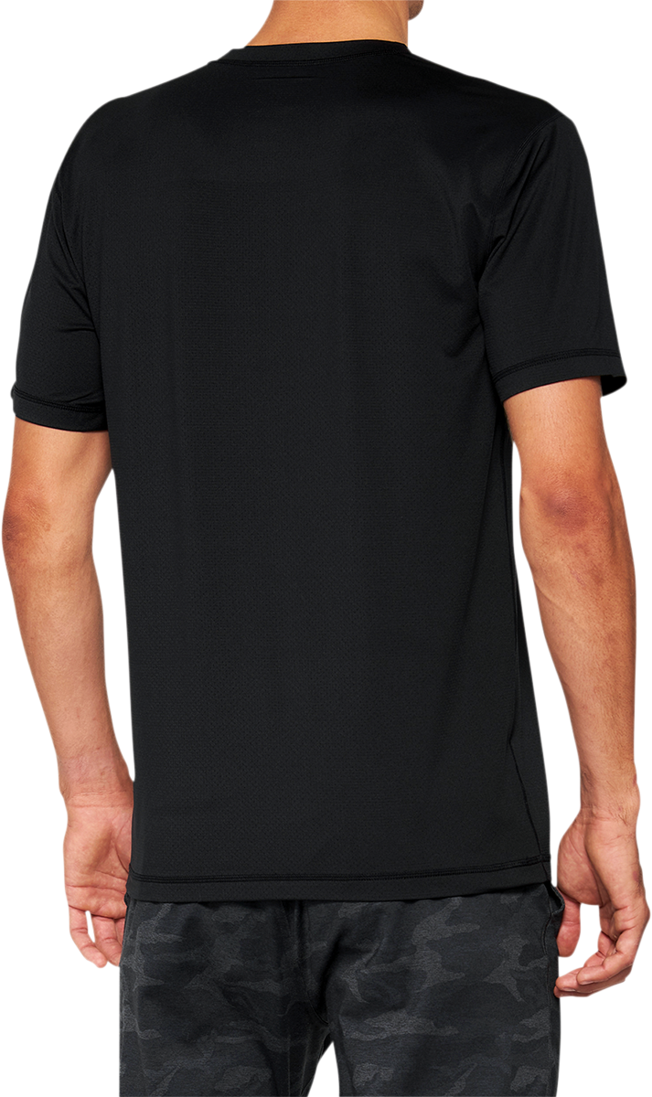 100% Mission Athletic T-Shirt - Black - 2XL 20014-00004