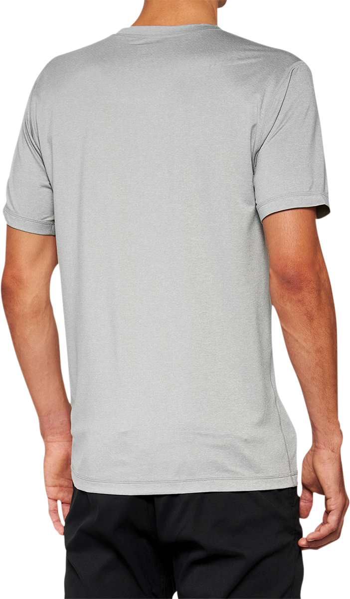 100% Mission Athletic T-Shirt - Gray - Medium 20014-00006